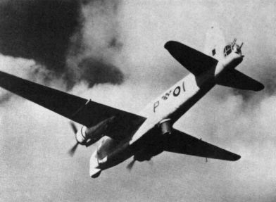 A Wellington in flight